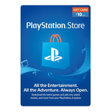 Psn Playstation Ps5 Ps4 Ps3 Store 10 Usd Codigo Digital