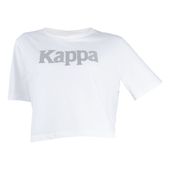 Authentic Elegraphy Camiseta Blanca Mujer Kappa Kappa