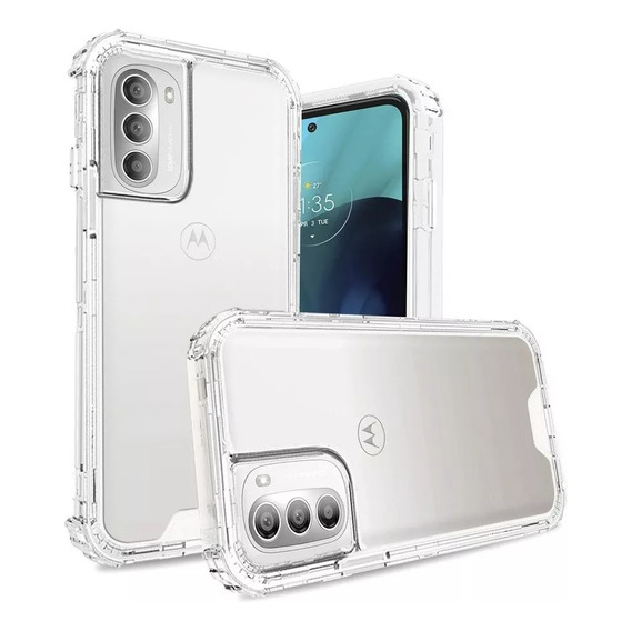 Funda Protector Uso Rudo 3 En 1 Para Motorola