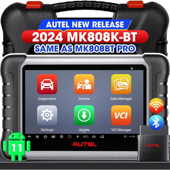 Escáner De Diagnóstico Bluetooth Autel Maxicom Mk808 K Bt