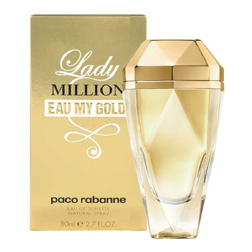 Lady Million Eau My Gold Dama Paco Rabanne 80 Ml Edt Spray
