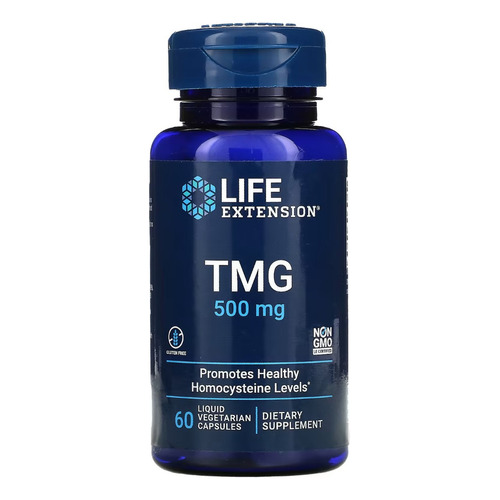 Tmg Trimetilglicina Betaina Betaine Anhydrous 60 Cápsulas Sin Sabor