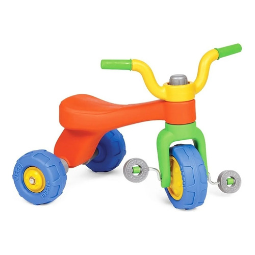 Triciclo Infantil Reforzado Qrio Vegui Color Naranja