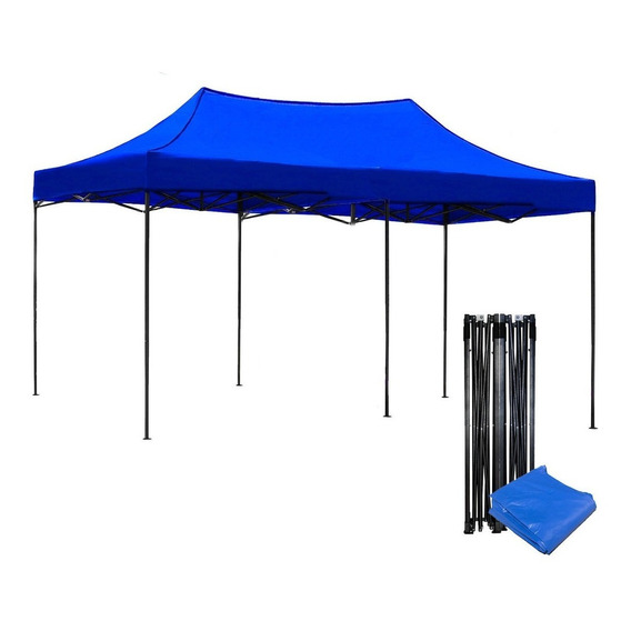 Carpa Toldo 6x3 Plegable Impermeable Reforzado Jardin 3x6