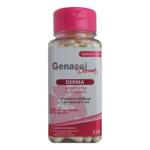 Genacol Derma Nutricosmético Colágeno Hidrolizado 120 Caps Sabor No