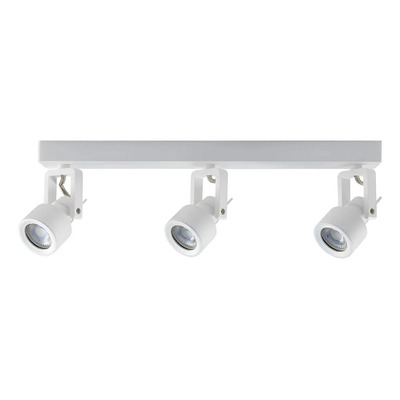 Aplique 3 Luces Spot Blanco Movil Dicro Led Gu10 U1333b Mks Blanco