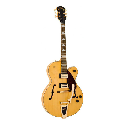 Guitarra Eléctrica Gretsch Streamliner G2410tg Hollow Body De Arce Village Amber Brillante Con Diapasón De Laurel