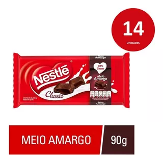 Nestle Classic Meio Amargo C/ 14 Uni