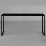 Escrivaninha E-led Brasil Escritório Industrial Vintage Mdp De 150cm X 70cm X 60cm Preto