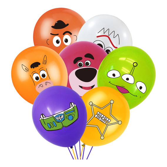 28pcs Toy Story Set De Fiesta Decoración Cumpleaños Globos