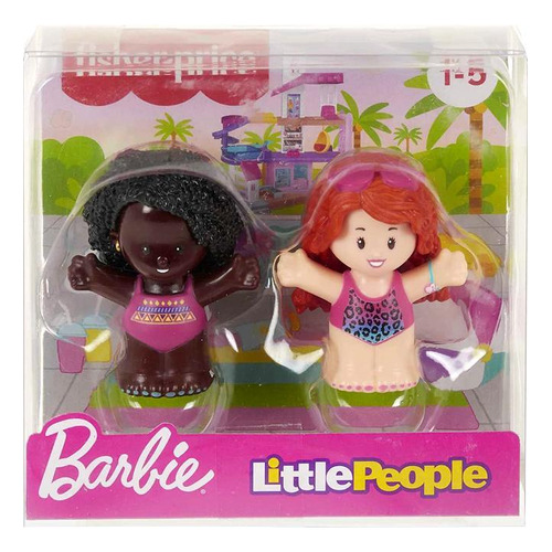 Barbie Little People Fisher Price Mattel, paquete de 2