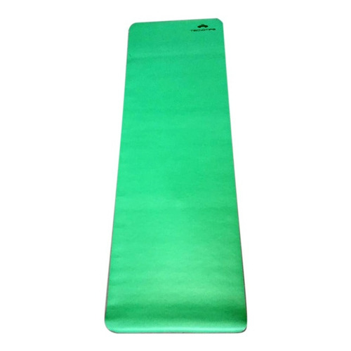 Colchoneta Mat Yoga Pilates Fina Ejercicio Equilibrio Caucho Color Verde