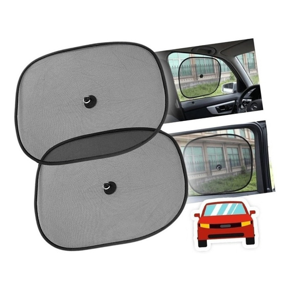 Parasol De Ventana Pack X 2 Accesorio P/auto-camioneta Cuota