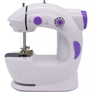 Mini Maquina De Costura Bivolt Costureiro Profissional 4em1