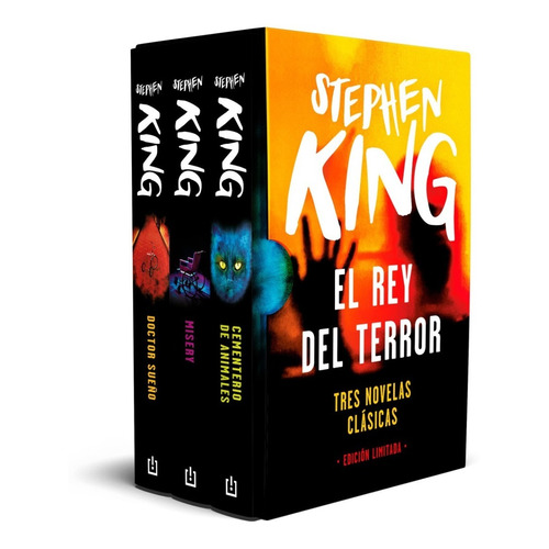 Estuche (3) Libros Stephen King El Rey Del Terror, Novelas 