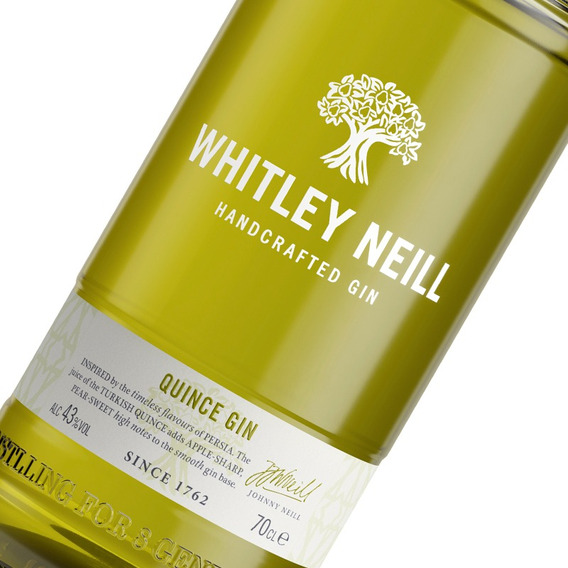 Gin Whitley Neill Quince 700cc - Ginebra Membrillo