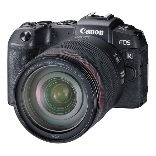 Cámara Canon Mirrorless Eos Rp Lente Rf 24-105 Is Usm Color Negro