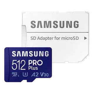 Memoria Micro Sd Samsung Pro Plus U3 A2 V30 4k 512gb