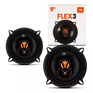 Tipo De Alto-falante Triaxial Jbl 5trfx50 Para Carros, Picapes E Suvs Cor Preto De 4 15.2cm X 15.2cm X 5   X 2 Unidades 