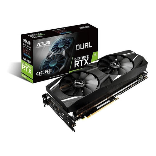 Placa de video Nvidia Asus  Dual GeForce RTX 20 Series RTX 2080 DUAL-RTX2080-O8G OC Edition 8GB