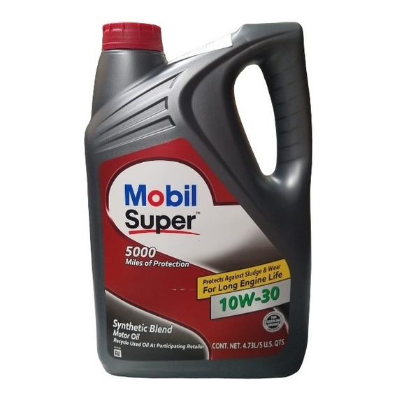 Aceite Sintetico Mobil Super 10w30 4.73l