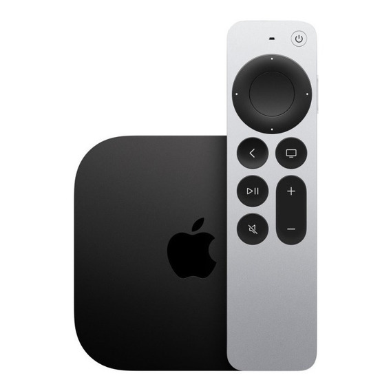  Apple TV 4K (Wi‑Fi + Ethernet) A2843 3.ª generación 2022 de voz 4K 128GB negro - Distribuidor autorizado