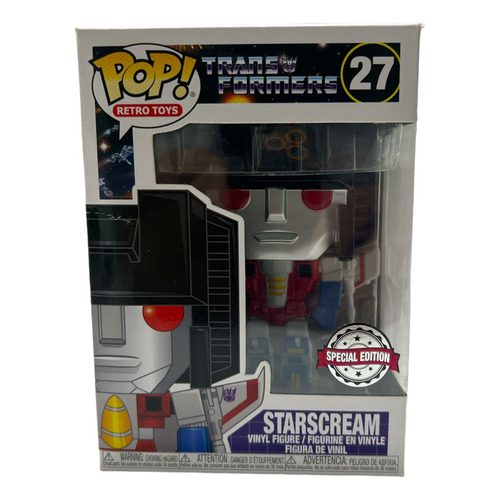 Funko Pop Transformers Starscream 27 Retro Toys Especiales