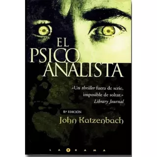 Libro En Físico El Psicoanalista Por John Katzenbach