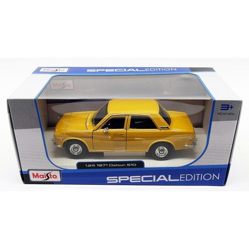 1971 Datsun 510 Amarillo Maisto Esc 1:24