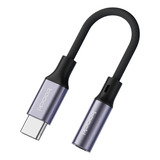 Adaptador De Usb Tipo C A Entrada De 3.5mm Para Audífonos