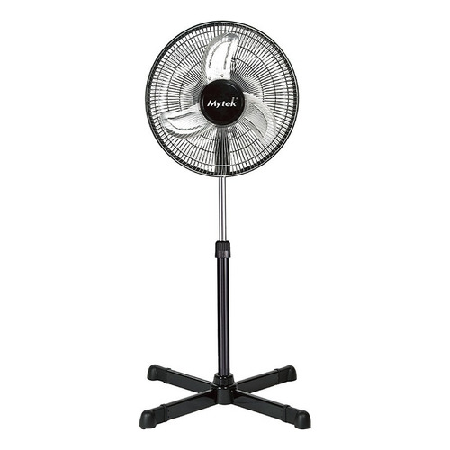 Ventilador De Pedestal Mytek 3369 De 16 Pulgadas Metálico Cantidad de aspas 3 Color de la estructura Negro Color de las aspas plateadas Diámetro 16 " Frecuencia 60HZ Material de las aspas Metalicas