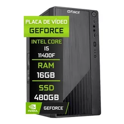 Computador Fácil Intel I5 11400f 16gb Ddr4 Geforce Ssd 480gb no Mercado Livre com oferta e cupom de desconto