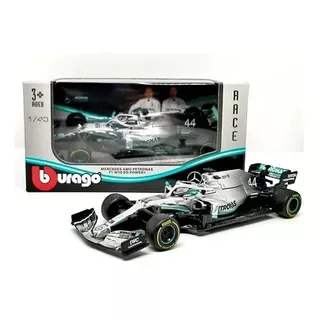 Fórmula 1 1/43 F1 Mercedes Lewis Hamilton Bburago