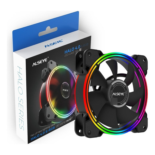 Cooler Fan Rgb Alseye Halo 4.0 120mm Gamer