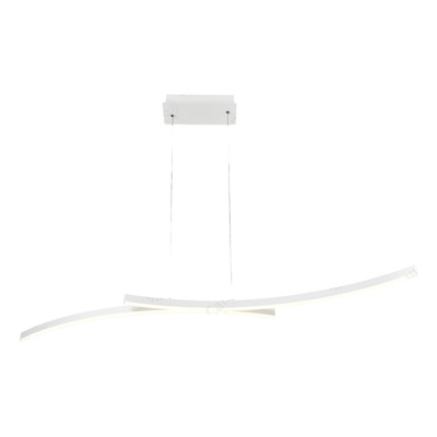 Lampara Colgante Corban Led Deco Moderno Blanco 30w  Blanco