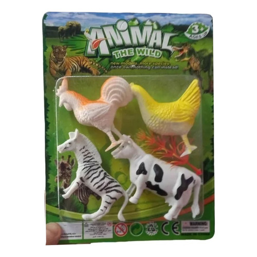 Animalitos De La Granja Pack 4 Blister Granja