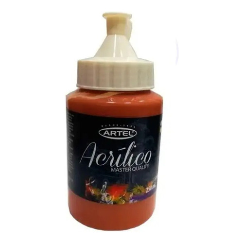 Pintura Acrilica Artel 250 Ml Color Siena Natural 663