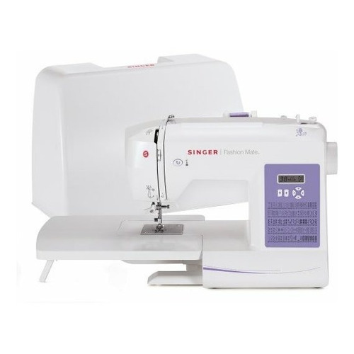 Máquina de coser Singer Fashion Mate 5560 portable blanca 110V