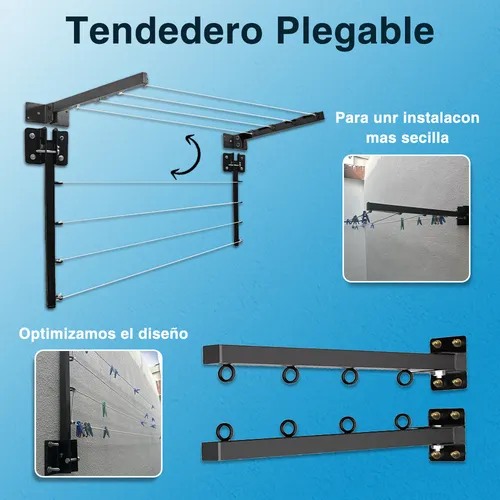 Tendedero Retractil Tender Para Ropa Plegable Tendederos Para Ropa