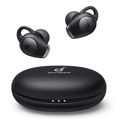 Auriculares Bluetooth híbridos Soundcore Anker Life A2 Nc, color negro