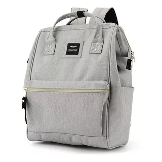 Mochila Urbana Himawari 9001 Portanotebook 19l Color Gris Claro 33 Diseño De La Tela Lisa