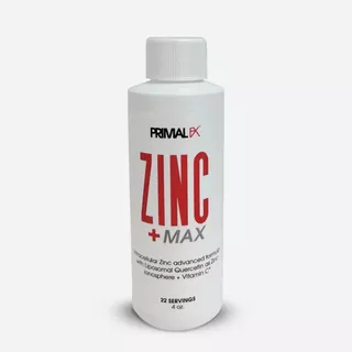 Suplemento Zinc + Max Primal Ayuda A La Absorcion Del Zinc Sabor Neutro