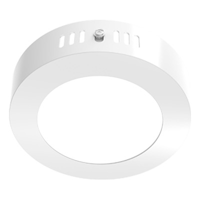 Plafon Led 6w Blanco Redondo Blanco Calido X10 Blanco