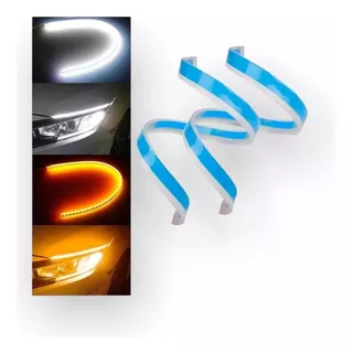 Juego Tira Led Drl Flexible 60cm