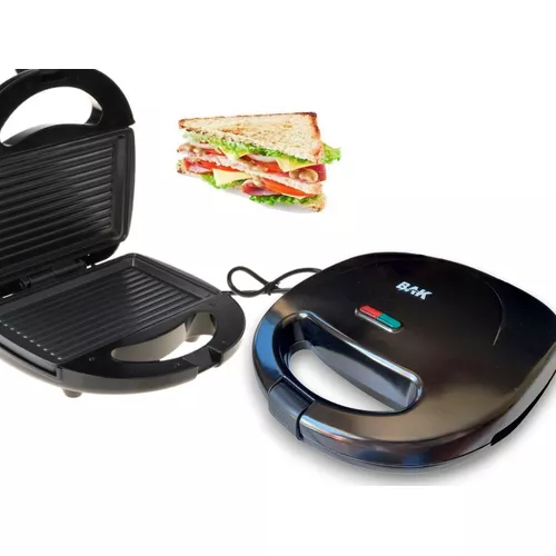 Mini Grill Sanduicheira Inox Bak Gourmet 110 750w - MK