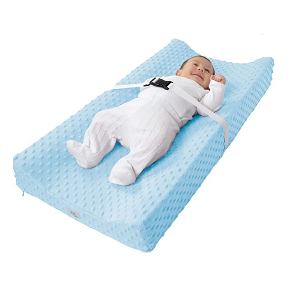 Cambiador Para Bebé (colchón + Forro Impermeable + Funda Lavable) Cambio Pañales 