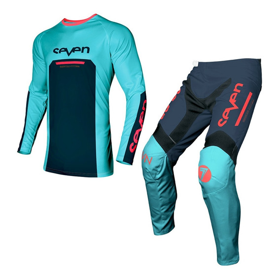 Traje Motocross Hombre Mujer - Jersey Pantalón Seven Vox Aru