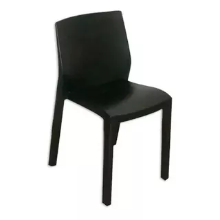 Silla Paris Negra Mascardi Reforzada Plastico - Córdoba