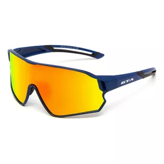 Óculos Ciclismo Ciclista Bike Mtb Lentes Suporte P/ Grau Cor Da Armação Azul