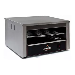 Tostadora Electrica Standard Carlitero Tostador Speedy Grill Color Gris